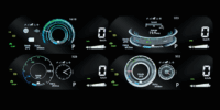 Daihatsu Rocky Hybrid - Interior - 7 Inch MID with Hybrid System Information