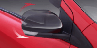 Daihatsu Sirion - Eksterior - Black Outer Mirror with Auto Folding